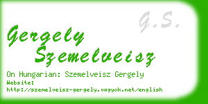 gergely szemelveisz business card